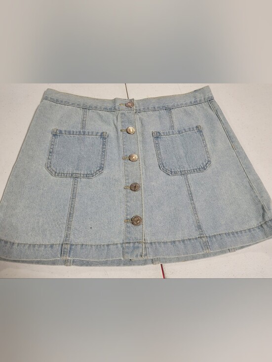 Forever 21 Dresses & Skirts - Forever 21 Light Blue Button-Front Denim Mini Skirt